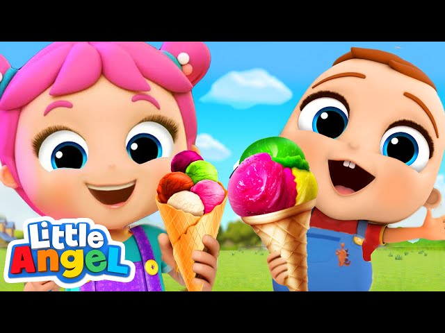 Summer Ice Cream Song | Little Angel Kids Songs & Nursery Rhymes