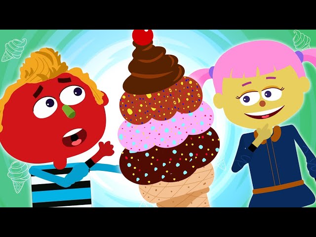 Ice Cream Song With Len and Mini + More Nursery Rhymes Songs By Teehee Town