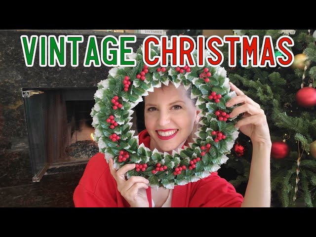 Decorating With Grandmas Decor - Unboxing Vintage Christmas Part 3