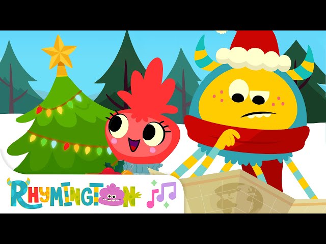 The Great Christmas Tree Hunt | Holiday Song for Kids | Rhymington Square