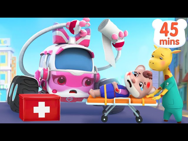 🚑Brave Ambulance Song +More Monster Trucks | Car Cartoon | Kids Songs | BabyBus