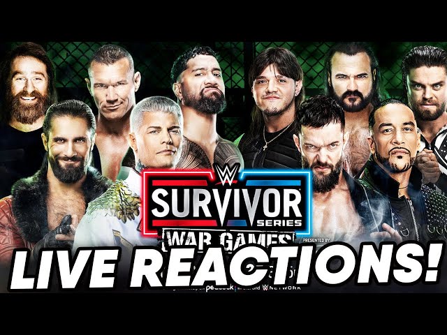 WWE Survivor Series 2023 LIVE REACTIONS! | WrestleTalk