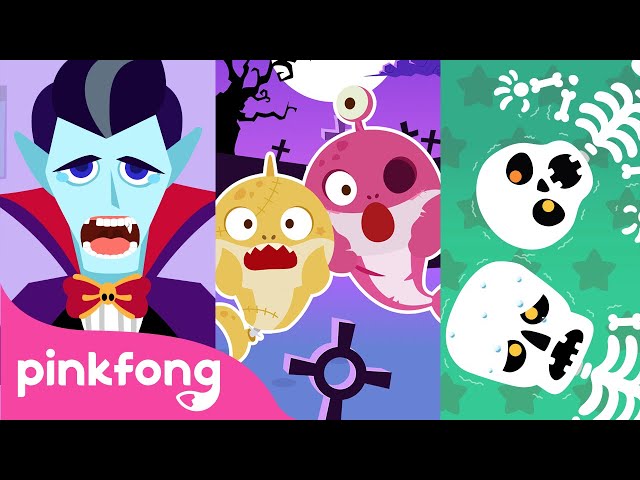 [BEST] 🎃 Halloween Songs for Kids 👻 | Chumbala, Halloween Bus, Monster Finger Family | Pinkfong