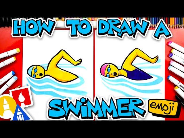 How To Draw A Swimmer Emoji