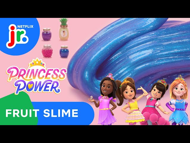 DIY Sparkly Slime with Princess Power! ✨ Netflix Jr