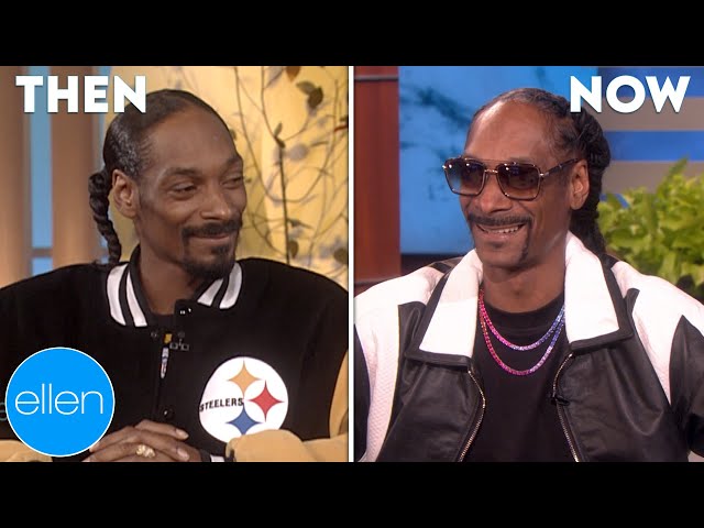 Then and Now: Snoop Dogg's First and Last Appearances on 'The Ellen Show'