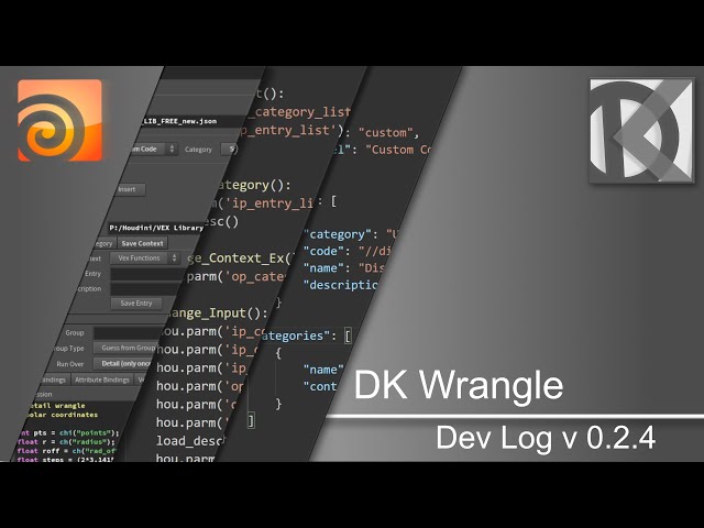 DK Wrangle v0.2.4 | Dev Log | Houdini Digital Asset