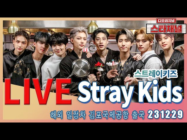[LIVE] 'Stray Kids' 더이상의 조각은 없다! ✈️  해외 일정차 출국 231229 📷직캠📷 | 스타채널 디 오리지널