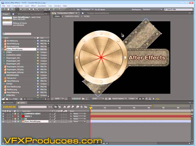 Vinheta Mecanica em After Effects - Parte 04/06