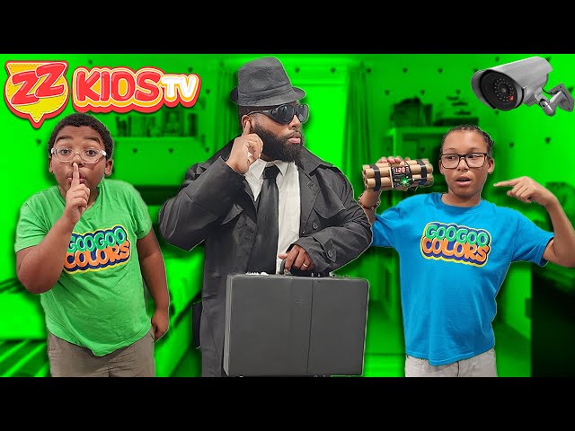 Don’t Get Caught By The Secret Spy! ZZ Kids TV Game Show