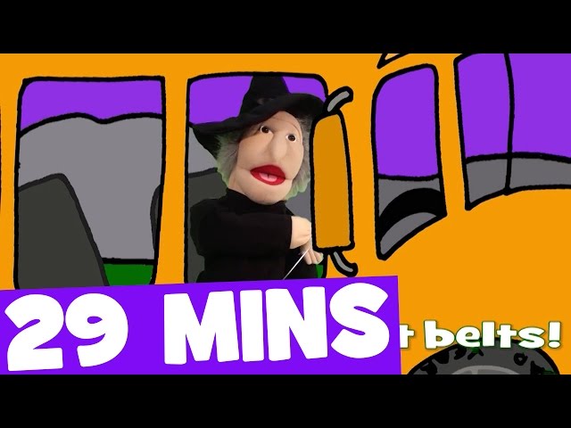 Halloween Bus Song and More | 29mins Halloween Songs Collection for Kids