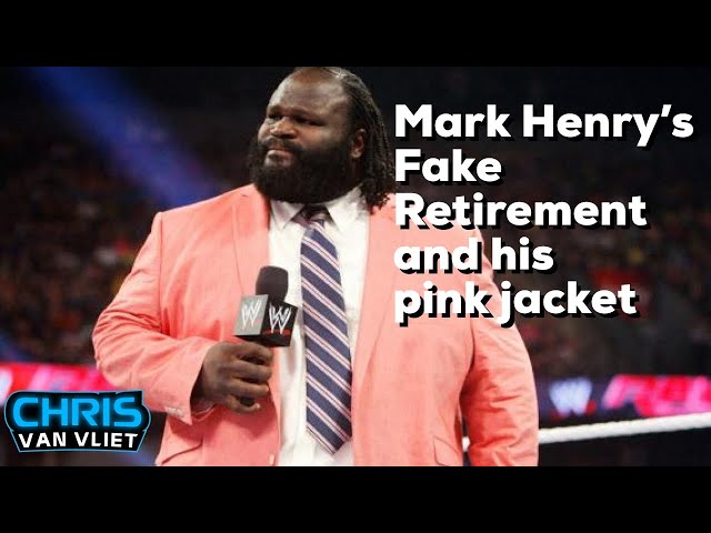 Mark Henry on his fake retirement speech and the salmon colored jacket!