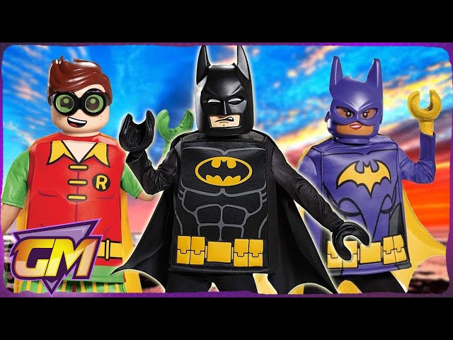 Lego Batman Movie Kids Parody: With Real Life Superman & Joker!