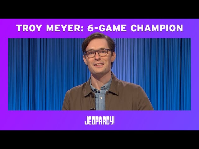 Troy for the Win | Winners Circle | JEOPARDY!
