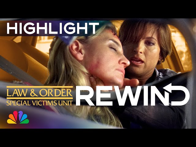 Stabler's Pregnant Wife and Benson Get into a Terrible Car Accident | Law & Order: SVU | NBC