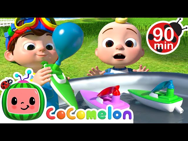 Balloon Boat Race | CoComelon | Nursery Rhymes for Babies