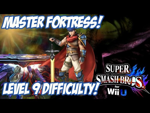 Master Fortress! Level 9 Difficulty! [Super Smash Bros. for Wii U] [1080p60]