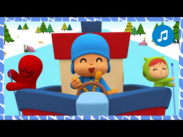 ⛵️ Row, Row, Row The Boat! | Pocoyo in English - Official Channel | Songs for Kids