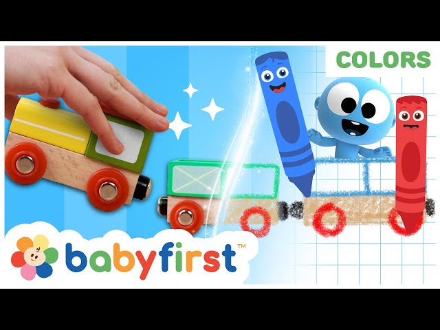 Toddler Learning Video |⭐️COLOR CREW MAGIC - NEW SHOW!⭐️| Toys come to life w GooGoo | Babyfirst TV