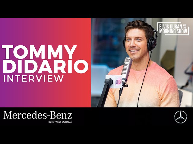 Tommy DiDario Is Really Proud Of His Podcast | Elvis Duran Show