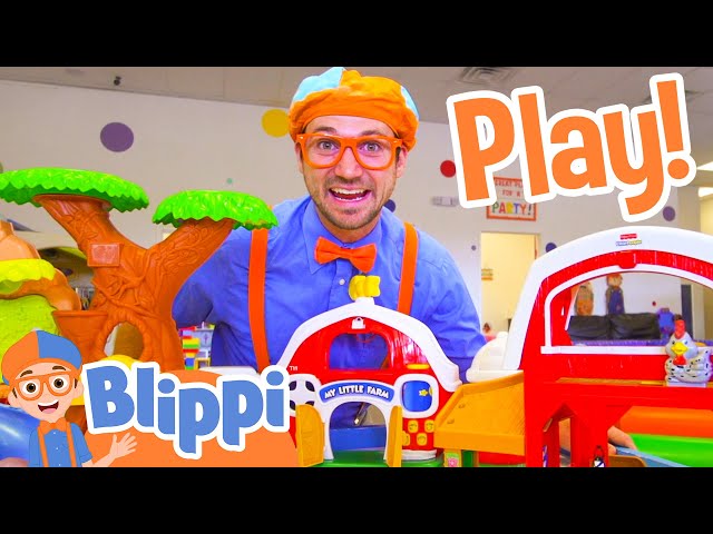 Blippi Visits an Indoor Playground (Fidgets Indoor Playground) | Blippi Full Episodes | Kids Videos