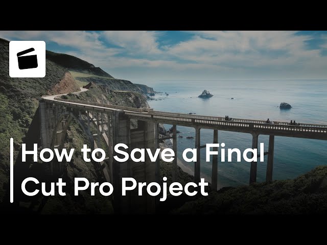 How To Save In Final Cut Pro X