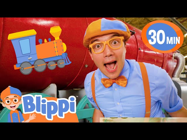 The Train Song | Blippi Songs 🎶| Educational Songs For Kids