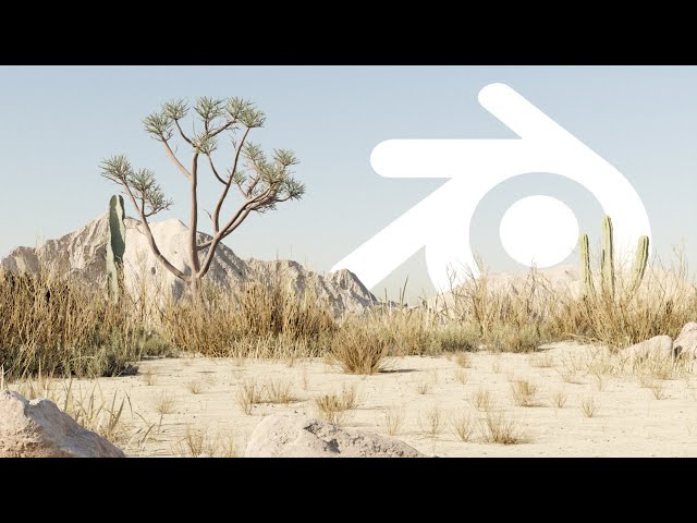 Make a Desert Environment - Blender 4.0
