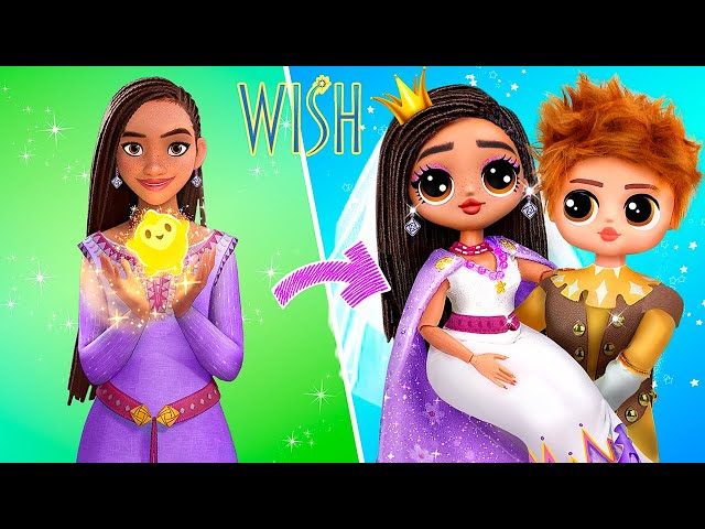 Princess Asha Becomes The Queen! 30 LOL OMG DIYs