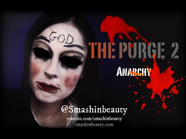 The Purge Anarchy God Mask Halloween Makeup Tutorial 2019 SMASHINBEAUTY