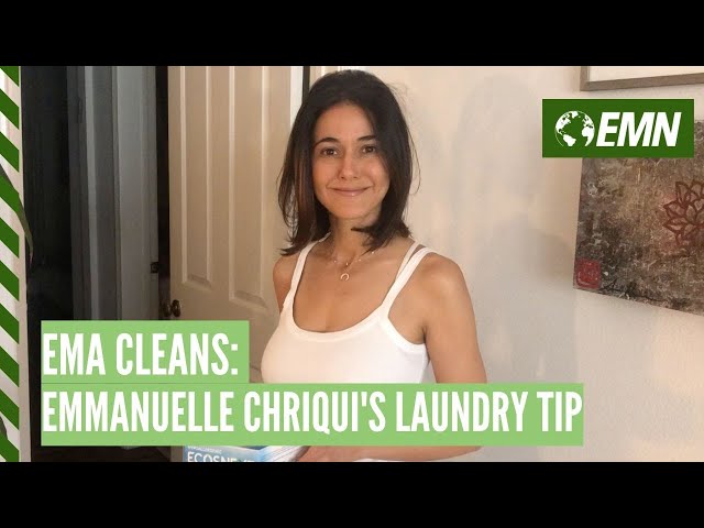 Emmanuelle Chriqui's Easy Peasy Laundry Tip