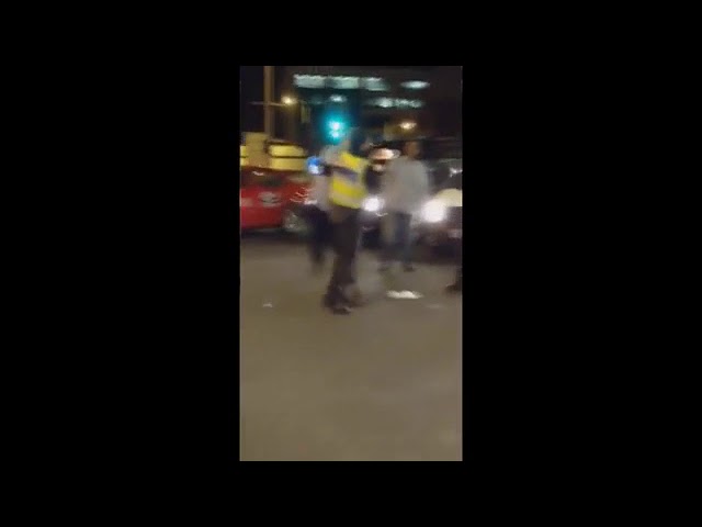 Seth Rogen Body Slams A Cop