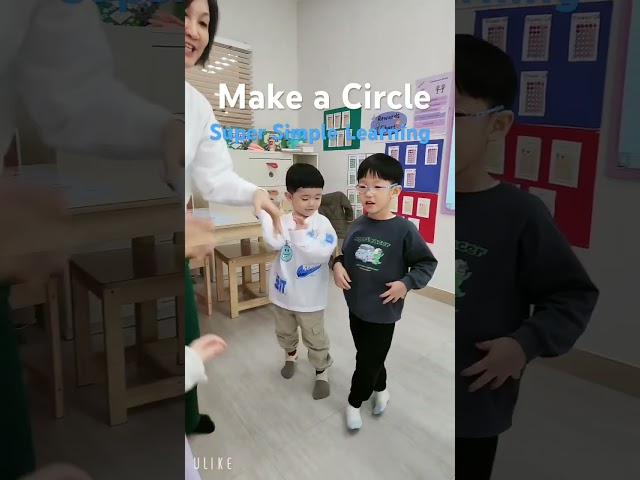 Make a Circle/ Super Simple Learning/ Young EFL learners/ Warmup Activity