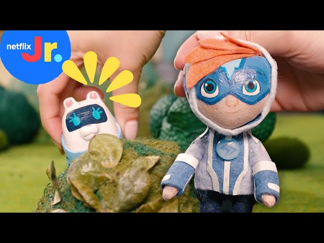 Toy Play Hide and Seek Game: Find Action Pack Toys | Netflix Jr