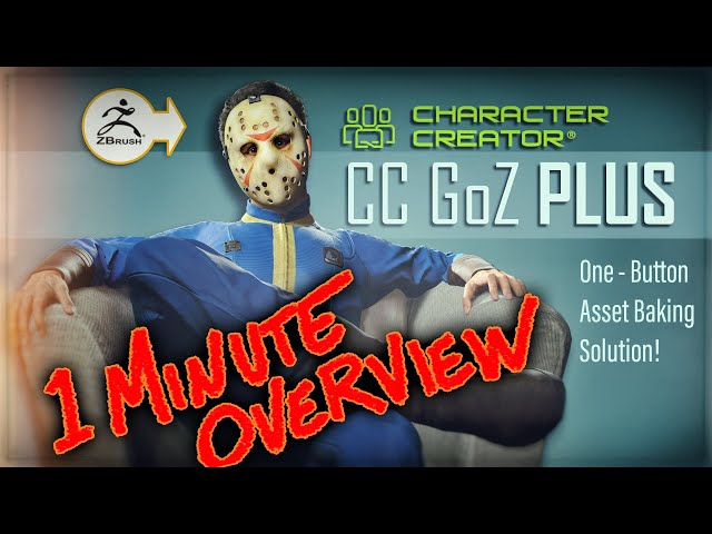 Character Creator GoZ PLUS SIZZLE - 1 button bake for body, clothing, accessories, props, and more!!