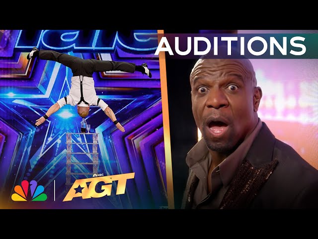 Illya and Anastasiia Strakhov STUN The Judges With Head Balancing! | Auditions | AGT 2024