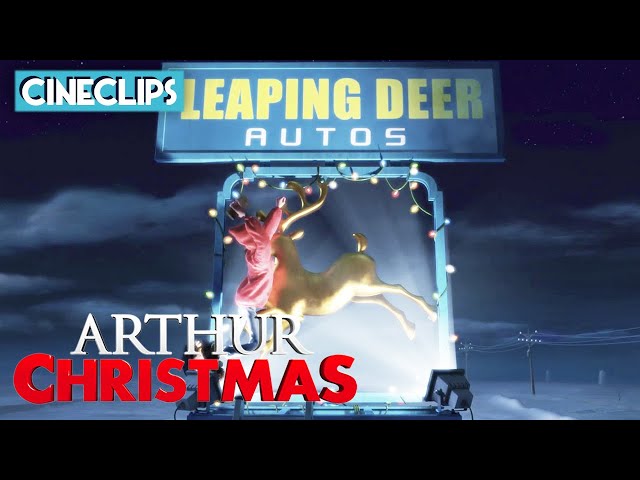 Arthur Steals A Reindeer | Arthur Christmas | CineClips