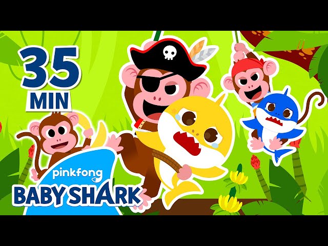 Summer Jungle Adventure with Baby Shark! | +Compilation | Songs and Stories | Baby Shark Official