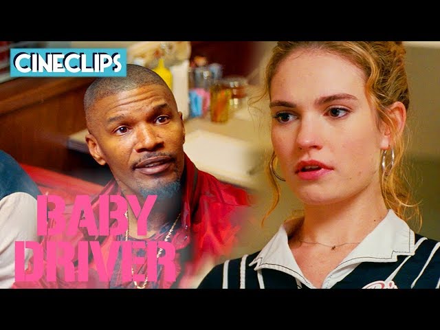 Eating At The Diner | Baby Driver | CineClips