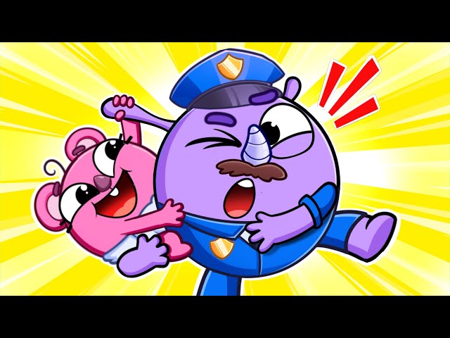 Police Takes Care of A Baby 👮 Police Baby Care | Kids Songs 😻🐨🐰🦁 And Nursery Rhymes by Baby Zoo