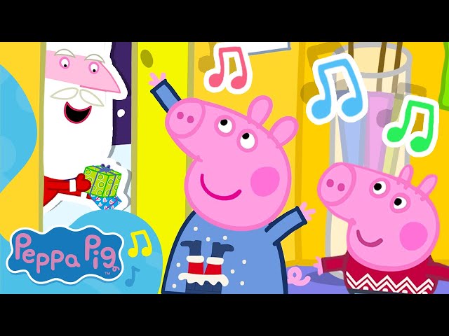 Toc, Toc, O Papai Noel Chegou! | Peppa Pig Música Para Crianças e Canções Infantis