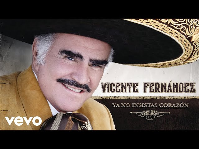 Vicente Fernández - Ya No Insistas Corazón (Cover Audio)