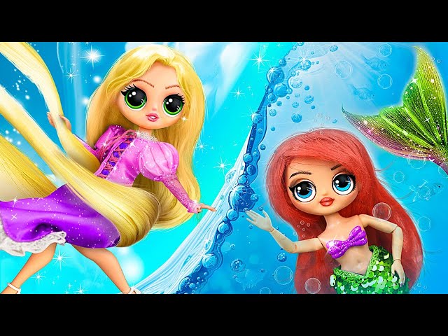 The Little Mermaid & Tangled / 30 Accessories DIYs for LOL OMG