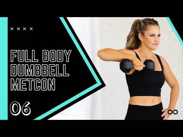 30 Minute Full Body Dumbbell MetCon Metabolic Conditioning Workout - LIMITLESS DAY 6