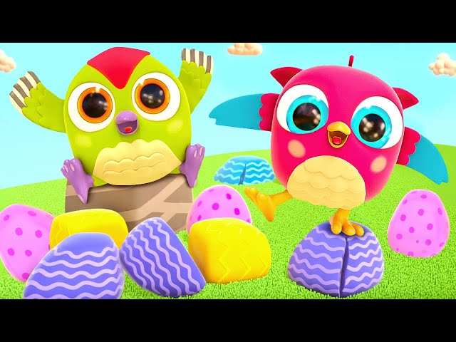 Baby cartoon animation. Nursery rhymes & kids' songs with Hop Hop the owl.