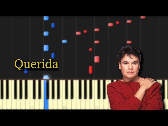 Querida - Juan Gabriel / Piano Tutorial