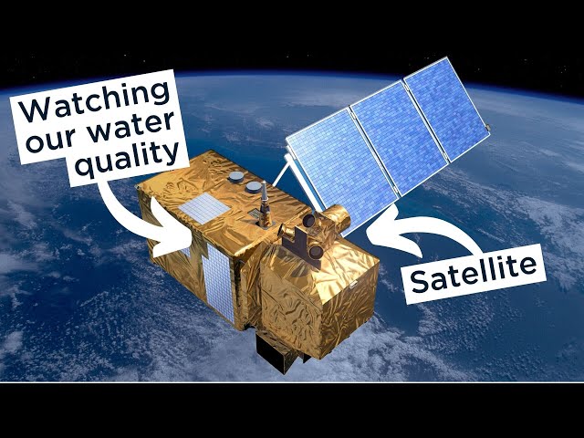 How can we easily check our water quality? Clue - it involves satellites