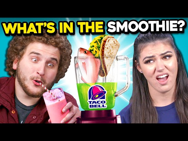 Can YOU Guess What's In This Smoothie? | People Vs. Food