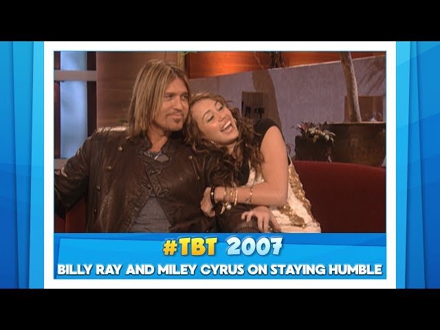 #TBT Billy Ray and Miley Cyrus on Staying Humble