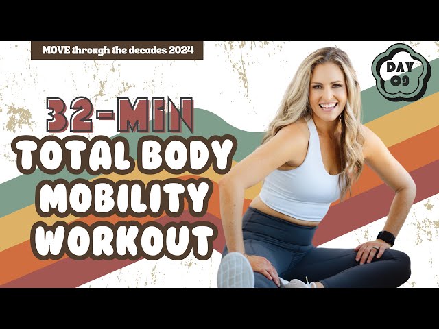 32-Minute Total Body Mobility Workout - MOVE DAY 09 [Active Recovery + Gentle Cardio + Flexibility]